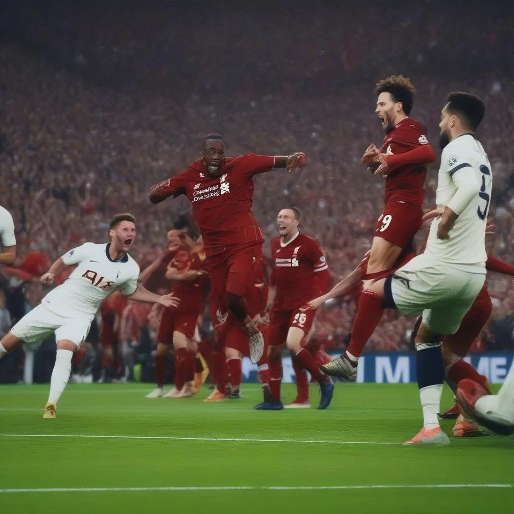 Liverpool và Tottenham Hotspur trong trận chung kết Champions League 2019