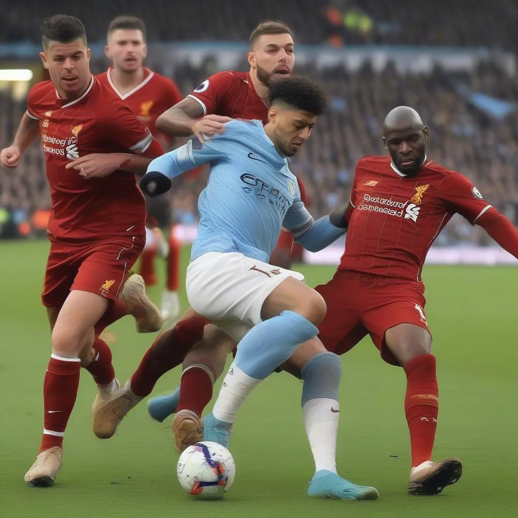 Man City và Liverpool - hai đội bóng hàng đầu Ngoại hạng Anh