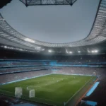 Manchester City thi đấu trên sân nhà Etihad Stadium tại giải Ngoại hạng Anh