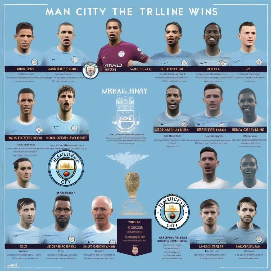 Man City vô địch Ngoại Hạng Anh: Lịch sử và thành tích