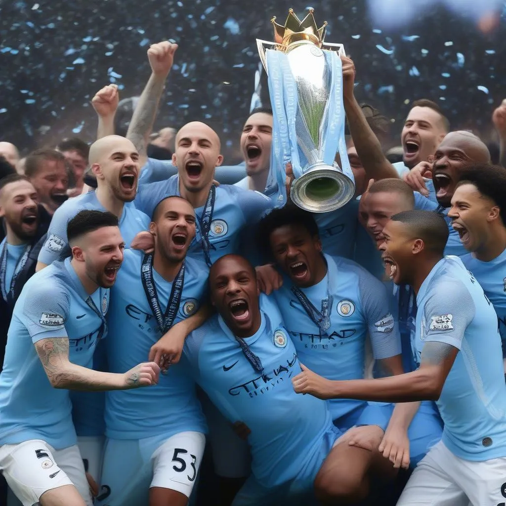 Manchester City vô địch Premier League hai mùa giải liên tiếp