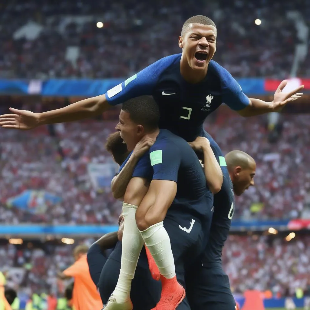 Kylian Mbappé, cầu thủ trẻ nhất vô địch World Cup 2018