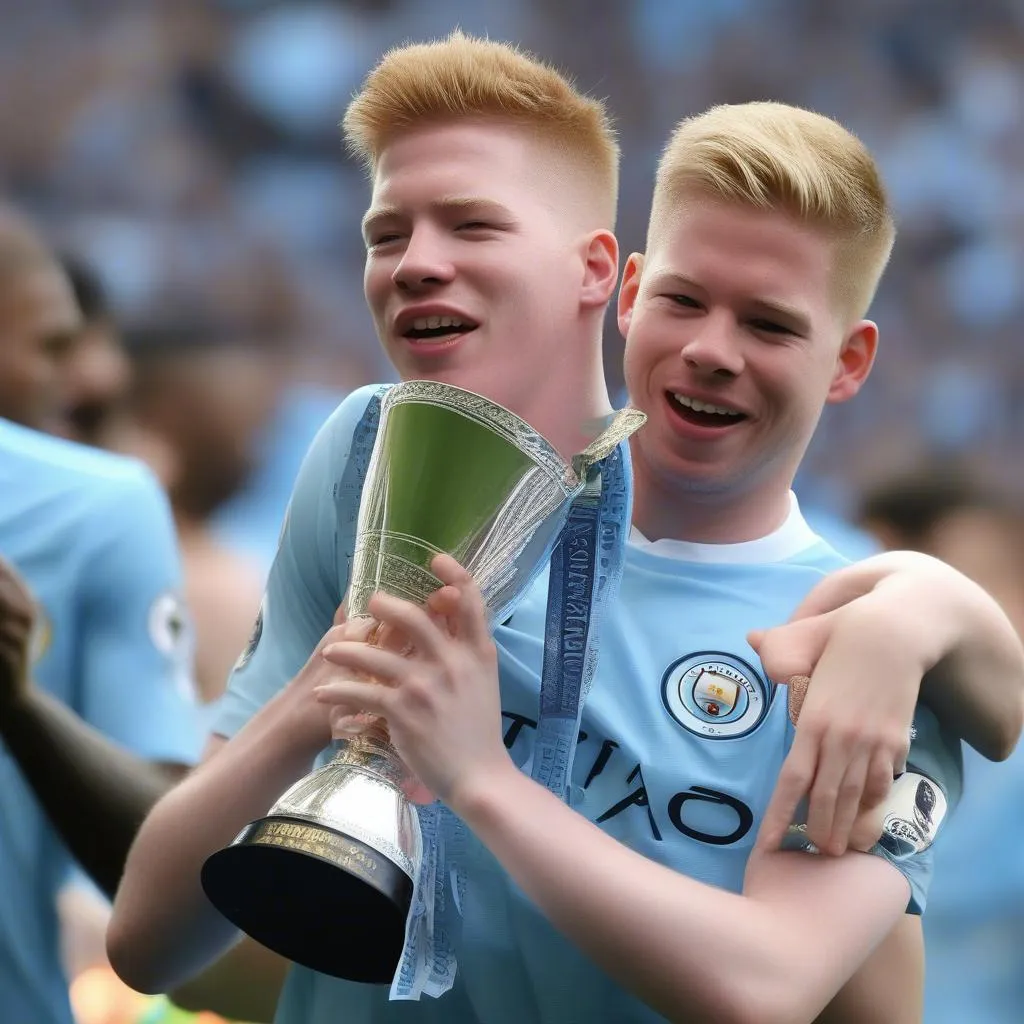 Cầu thủ Kevin De Bruyne giành danh hiệu MC Vô Địch Ngoại Hạng Anh