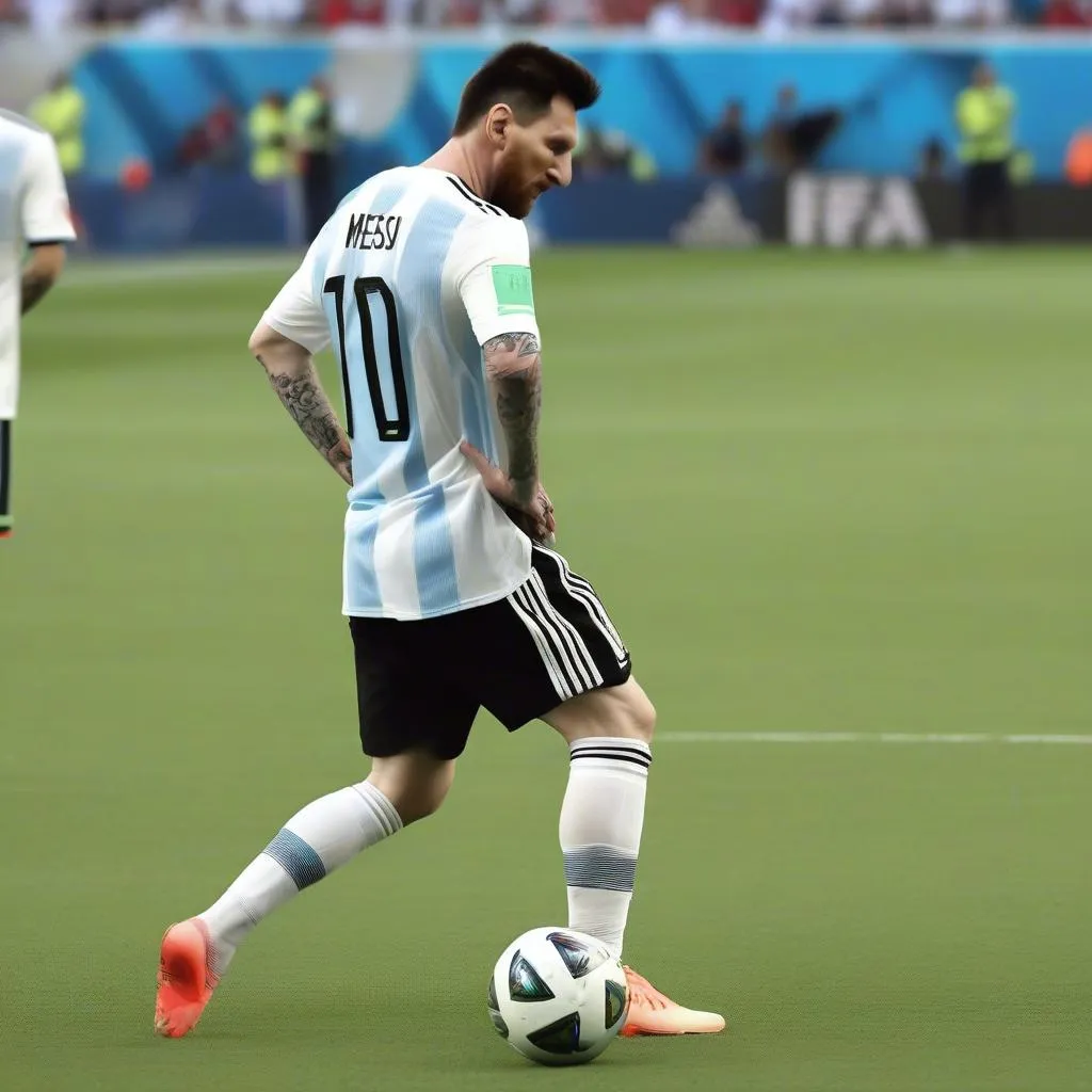 Messi sút phạt