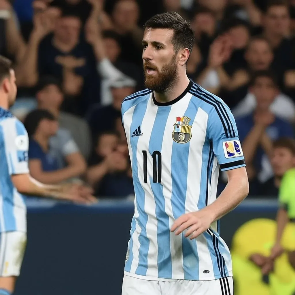 Messi thất vọng trong màu áo Argentina