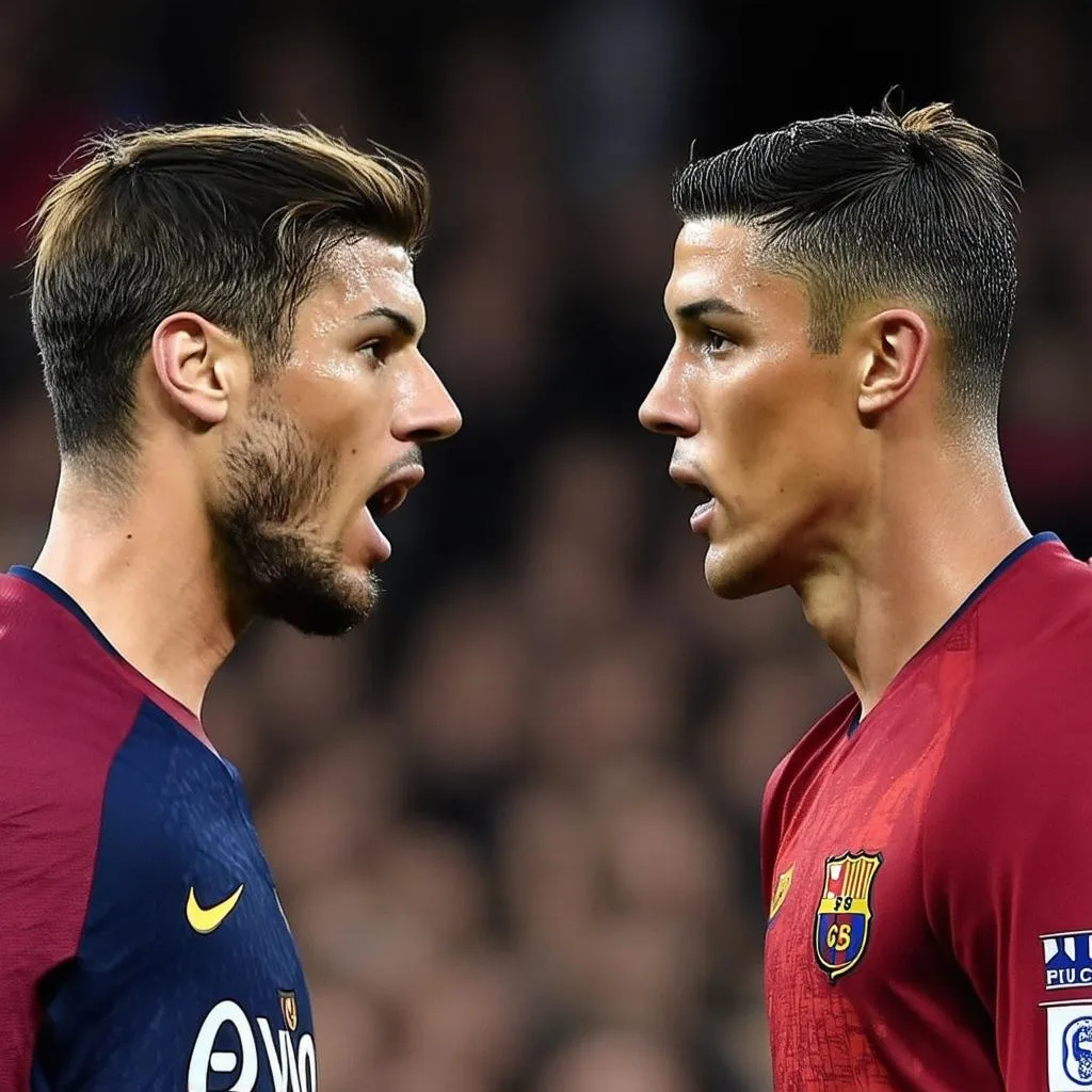 Messi và Ronaldo đối đầu huyền thoại