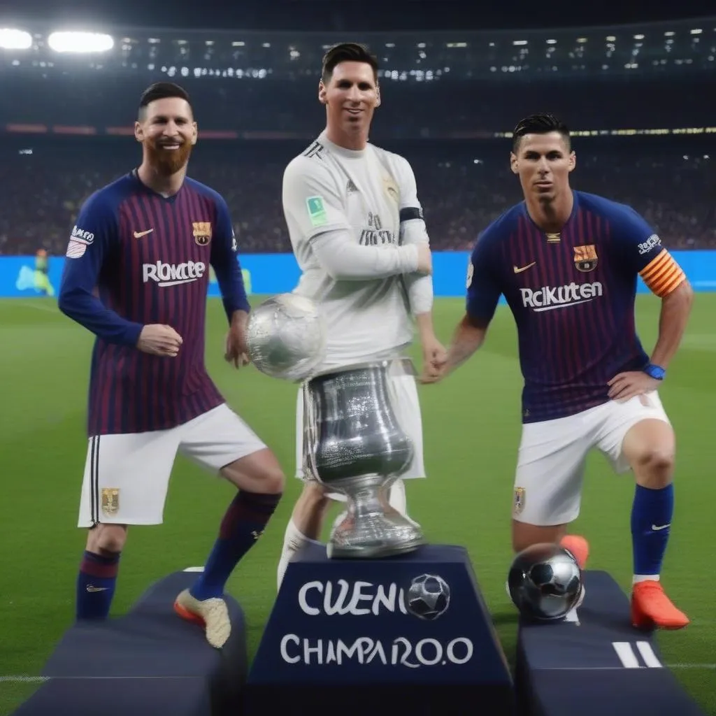 Messi và Ronaldo trong trận chung kết C1 2018-2019