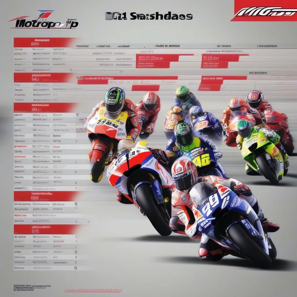 Lịch thi đấu MotoGP 2011