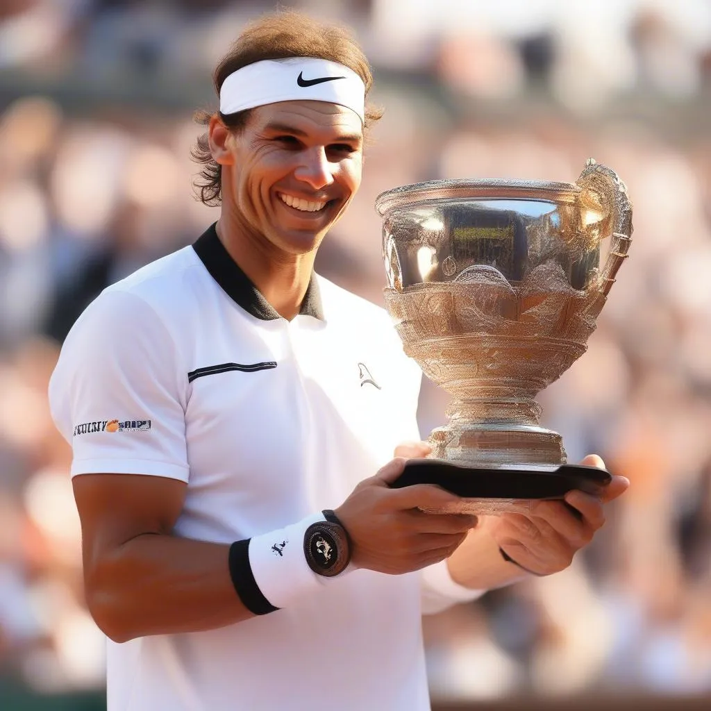 Nadal Vô Địch Roland Garros 2019: Nadal nâng cúp vô địch