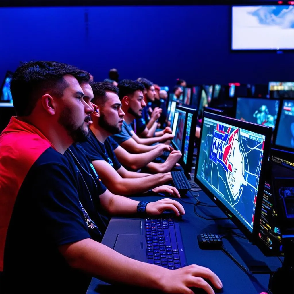 Người hâm mộ Esports theo dõi lịch thi đấu