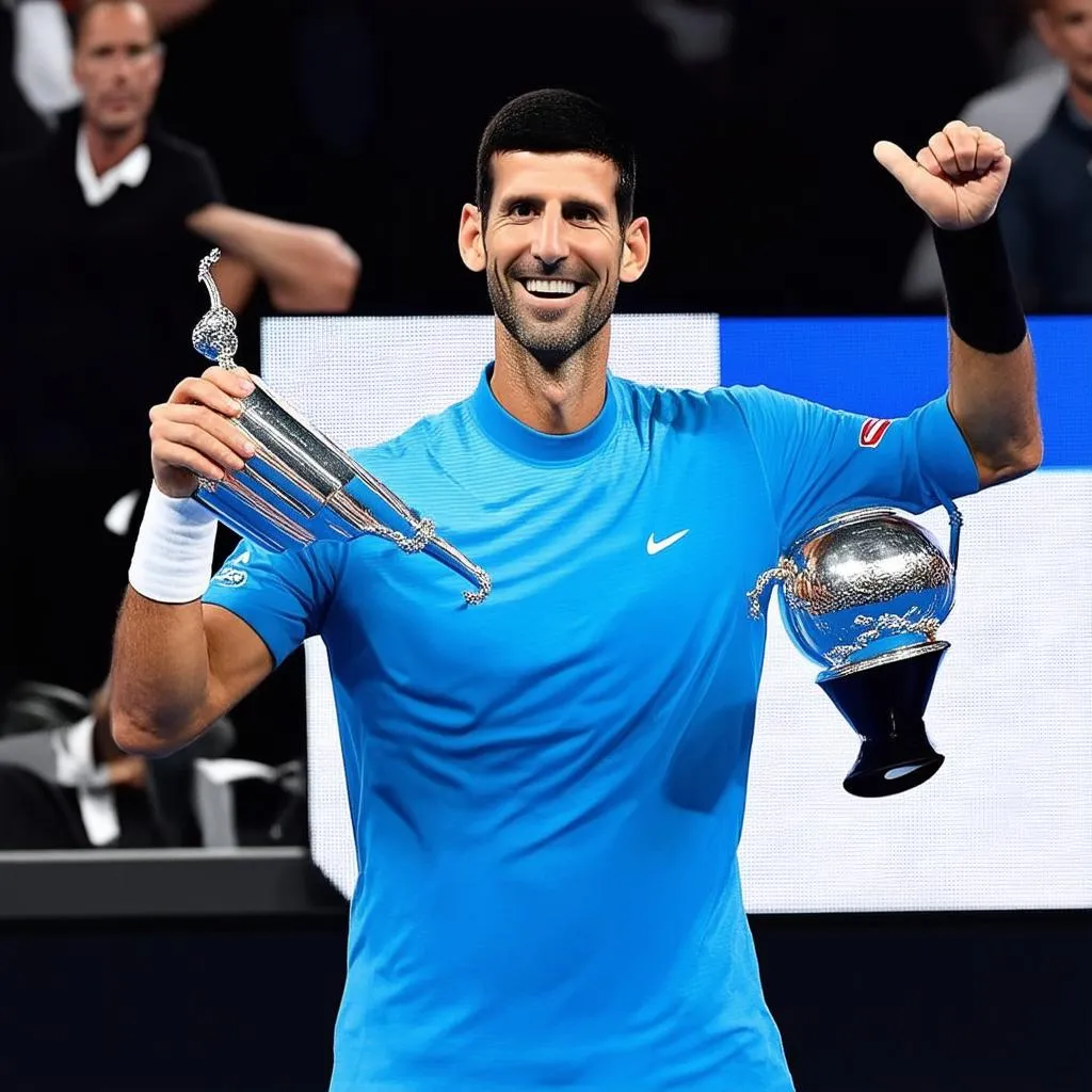 Novak Djokovic tại Australian Open 2019