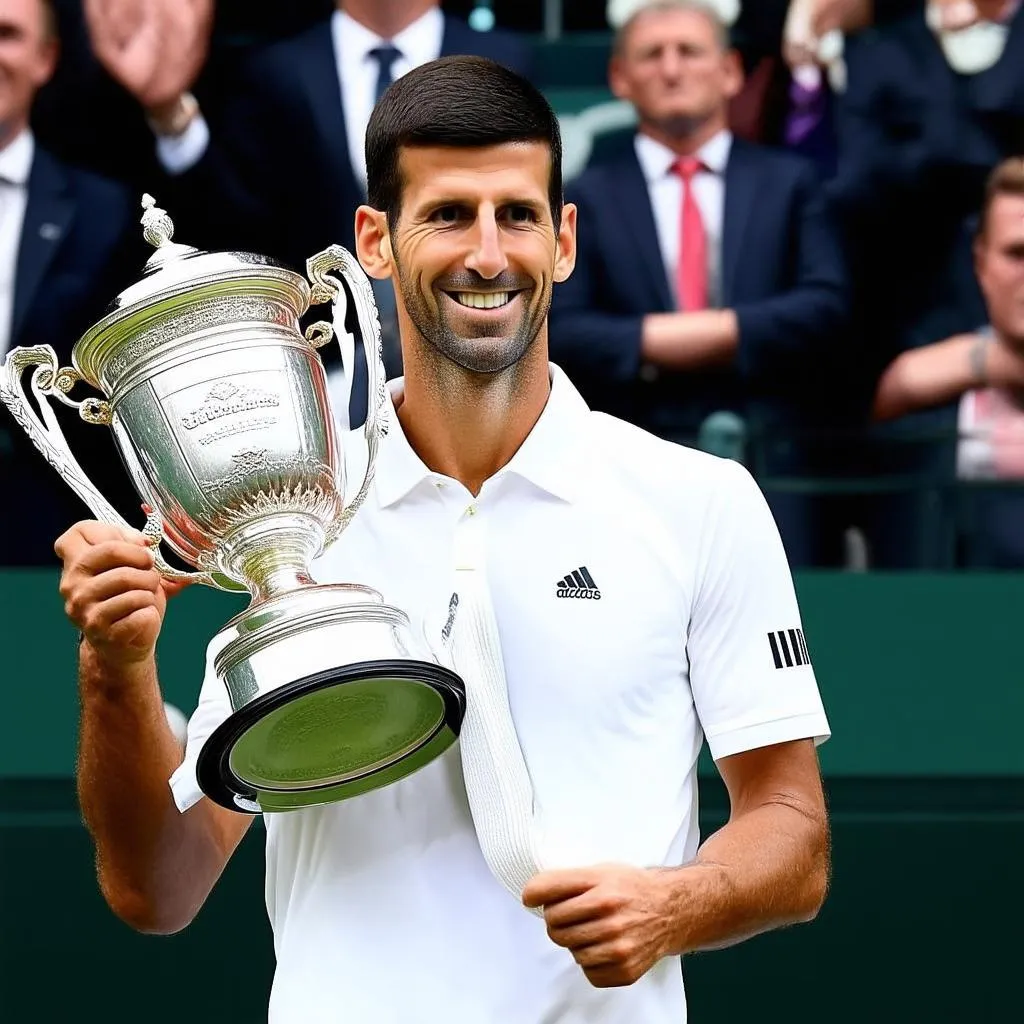 Novak Djokovic Wimbledon 2019