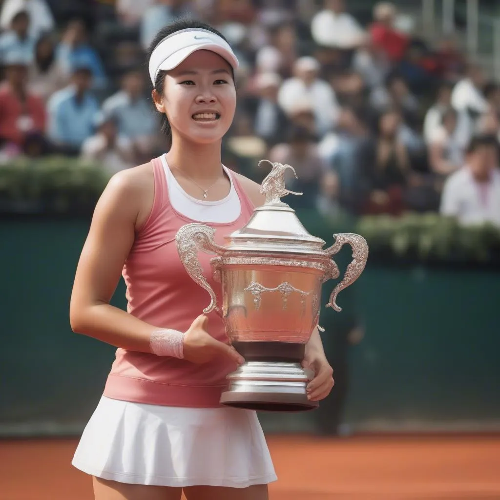 Nữ hoàng tennis Hà Thành lên ngôi tại Cincinnati