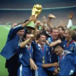 Hình ảnh Pháp vô địch World Cup 1998