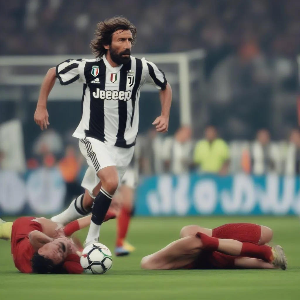 Pirlo thi đấu cho Juventus