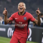 Kylian Mbappé ăn mừng bàn thắng, khẳng định tài năng của mình