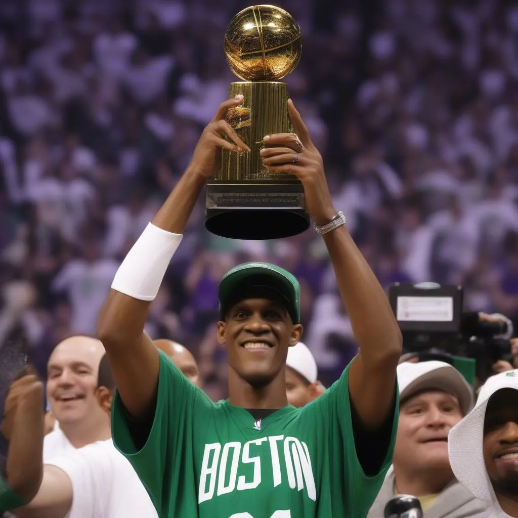 Rajon Rondo vô địch NBA cùng Boston Celtics