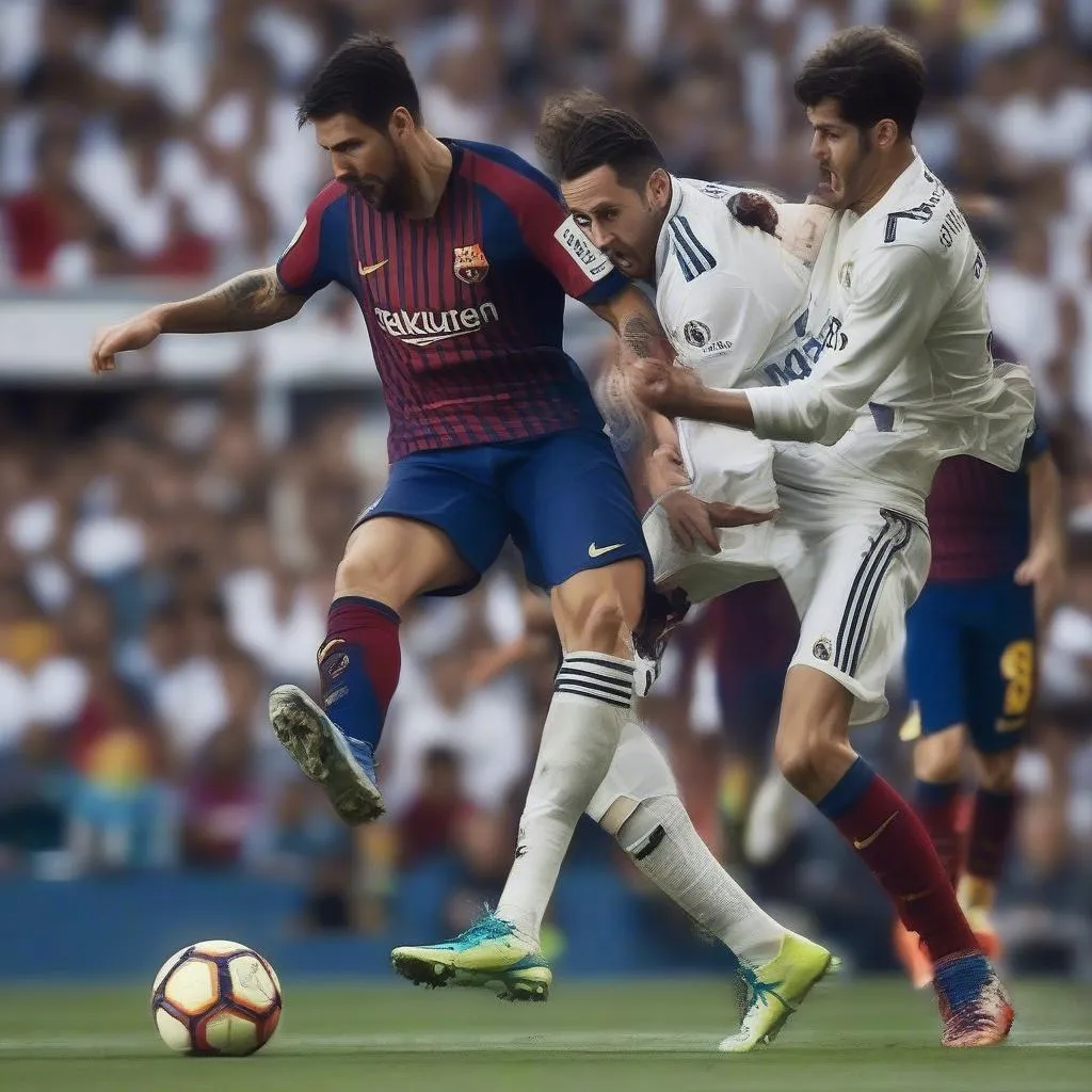 Real Madrid và Barcelona trong cuộc đua vô địch La Liga 2017