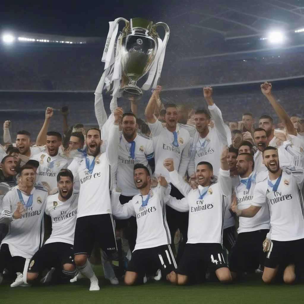 Real Madrid giành cúp vô địch La Liga 2016