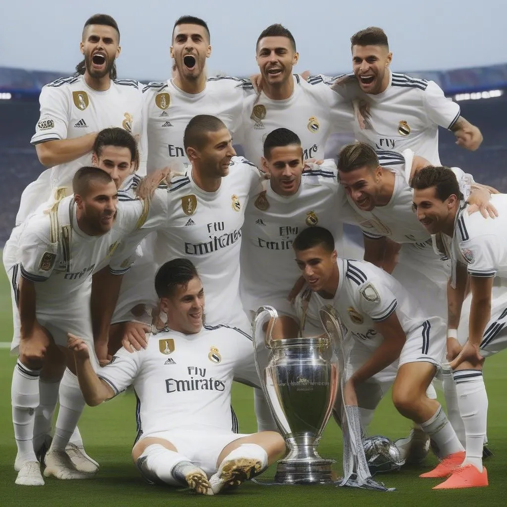 Real Madrid là đội bóng có số lần vô địch C1 nhiều nhất, với 14 lần đăng quang, chứng tỏ vị thế bá chủ của họ trong lịch sử giải đấu.