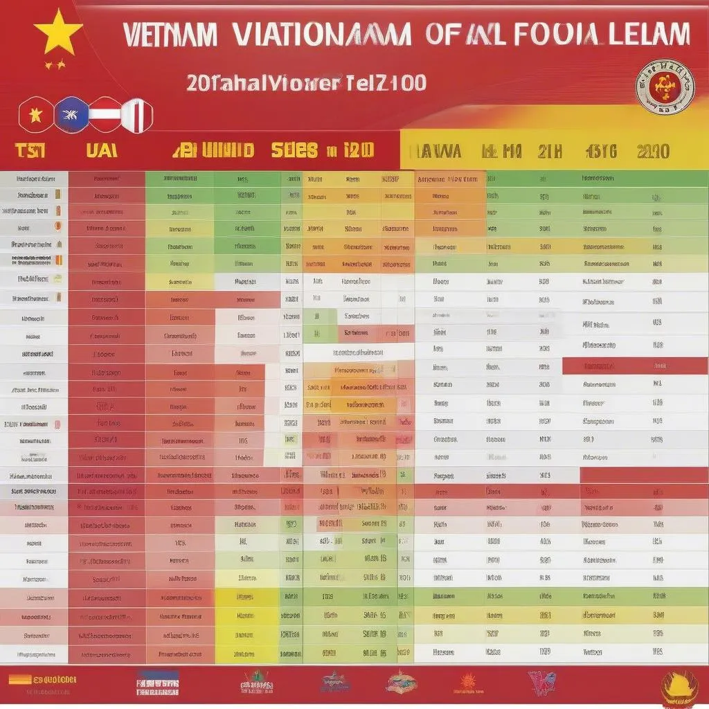 Lịch thi đấu bóng đá Seagame 29 của đội tuyển Việt Nam