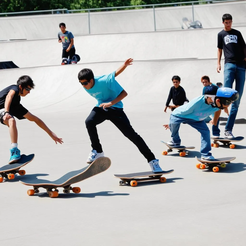 Skateboard competition