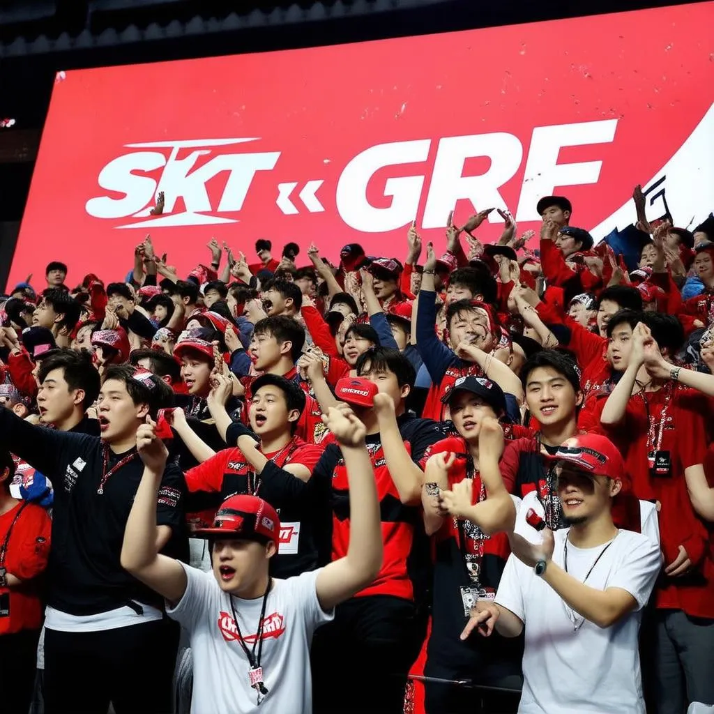 Fan cuồng SKT vs GRF