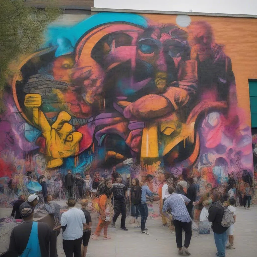 Street art festival