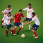 Cầu thủ Tây Ban Nha thi đấu tiki-taka tại World Cup 2010