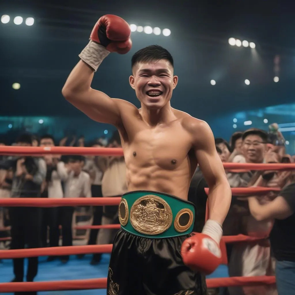 vietnamese-boxer-raises-trophy