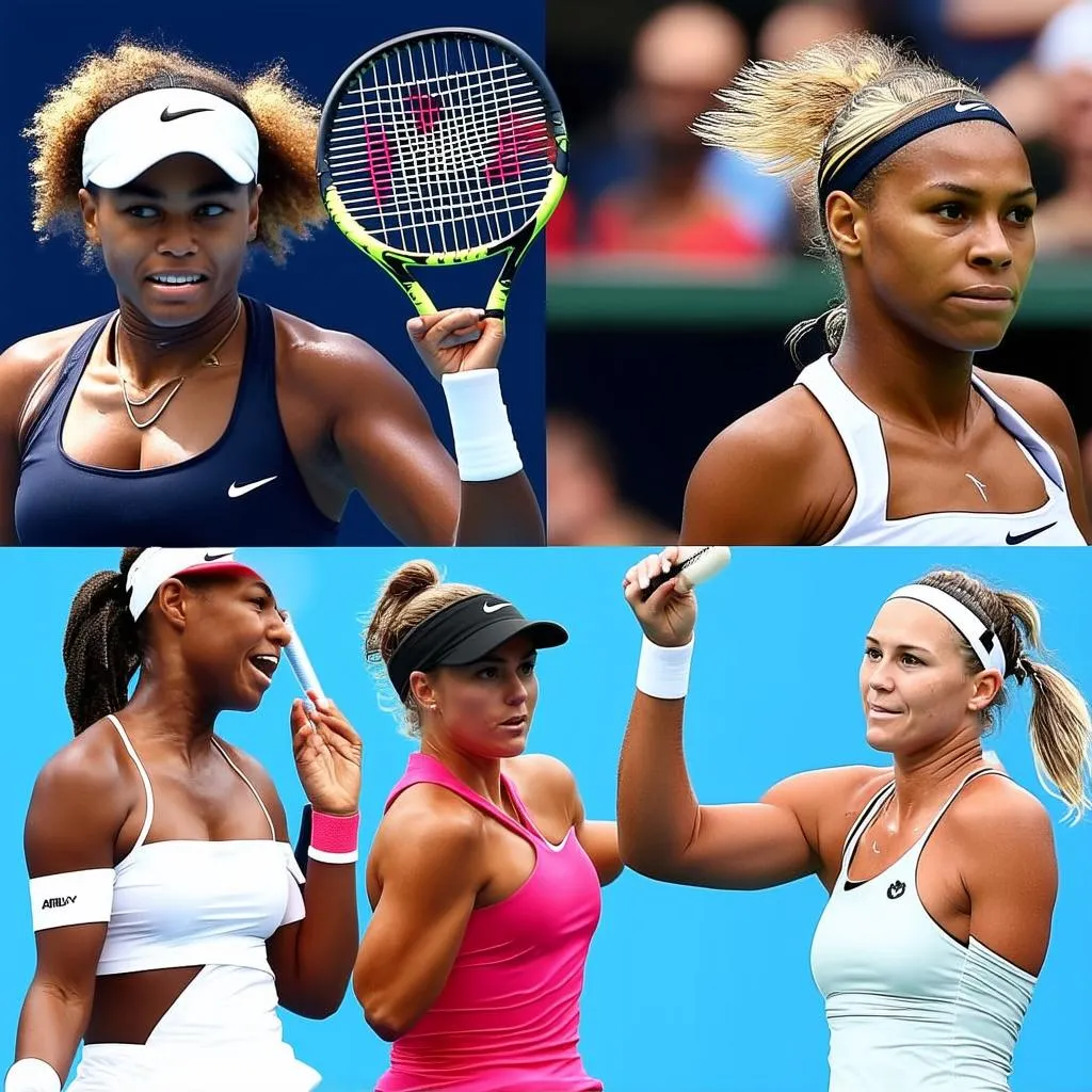 Top female tennis players