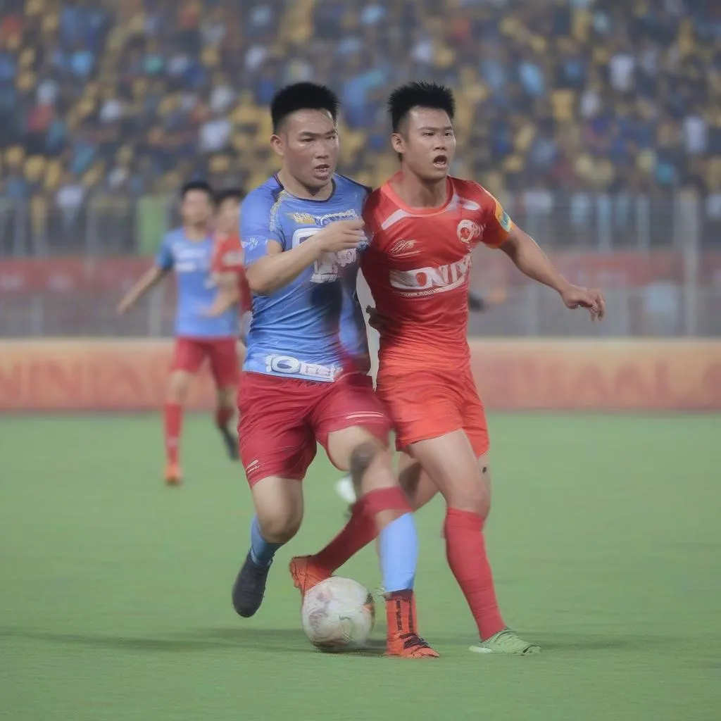 Trận chung kết V-League 2017 giữa Quảng Nam và FLC Thanh Hóa