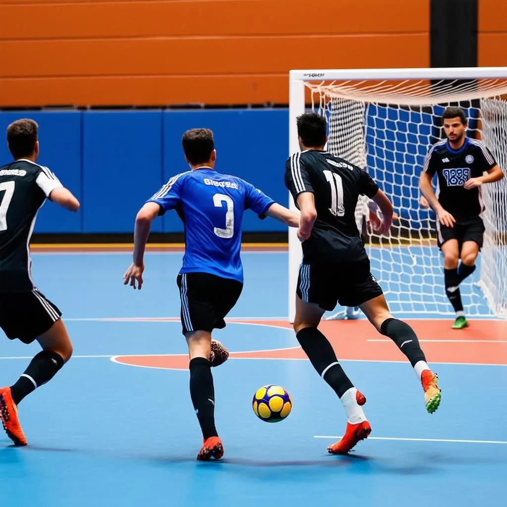 Trận đấu Futsal hấp dẫn