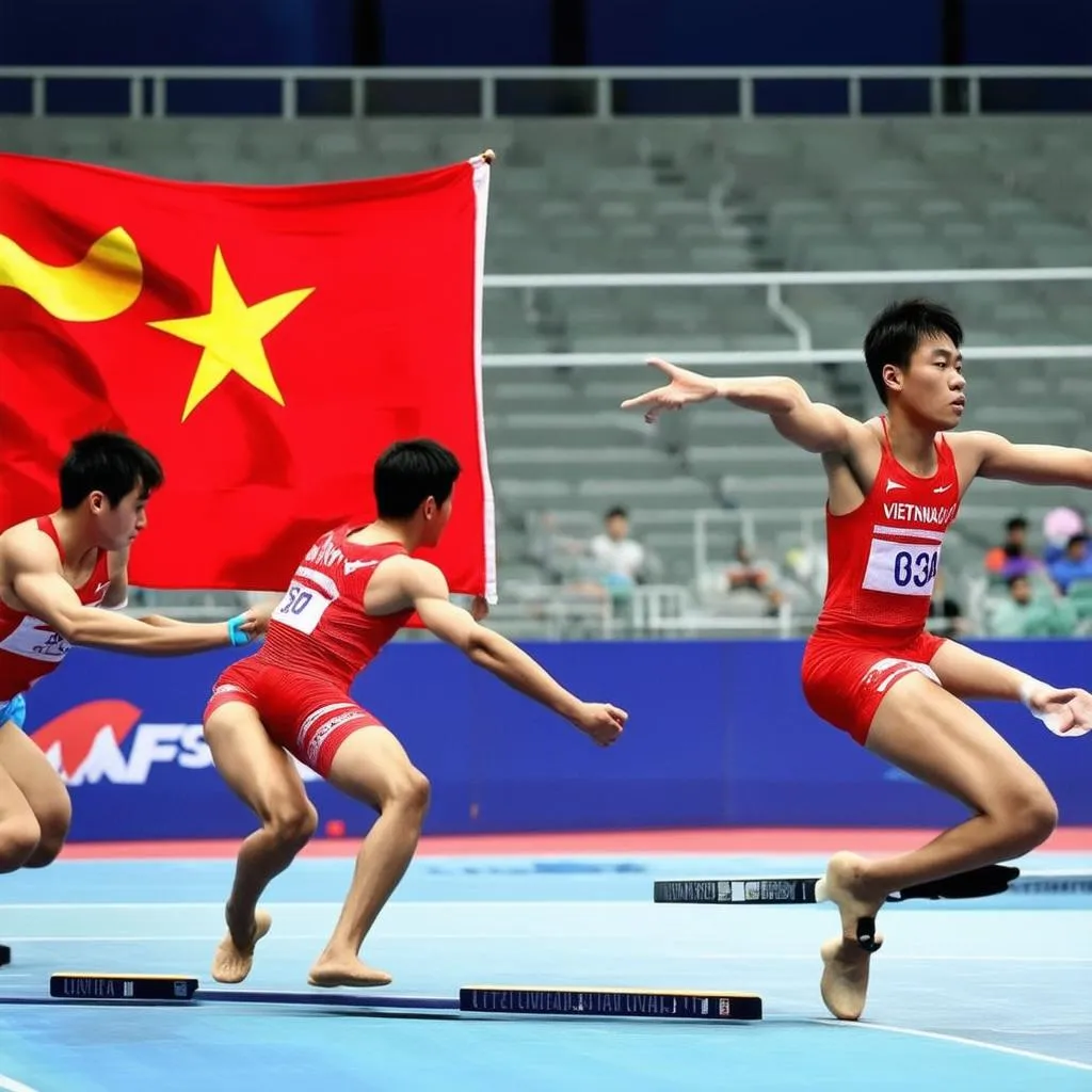 Tuyển thủ Việt Nam thi đấu Seagames 30