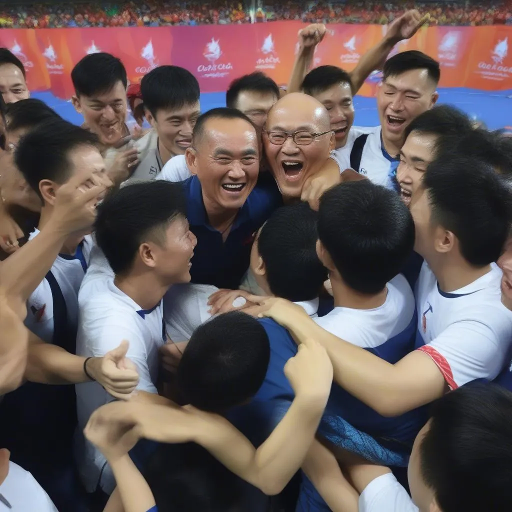 U22 Việt Nam vô địch SEA Games 30: HLV Park Hang-seo và các cầu thủ