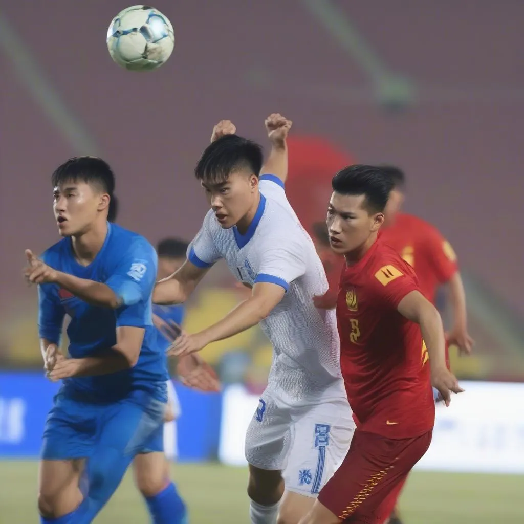 U23 Việt Nam và U23 Uzbekistan tranh tài trong trận chung kết U23 Châu Á 2020