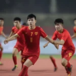 U23 Vietnam Team in action