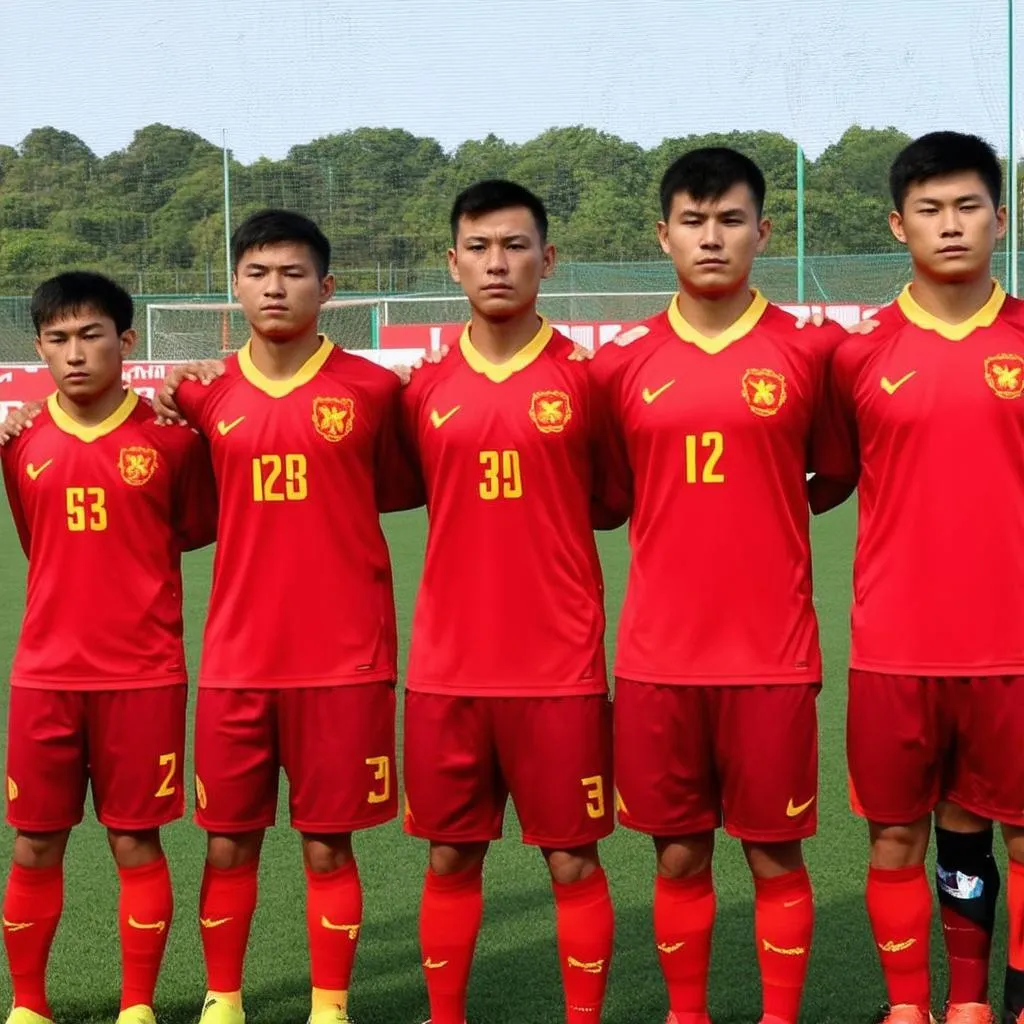 U23 Việt Nam thi đấu