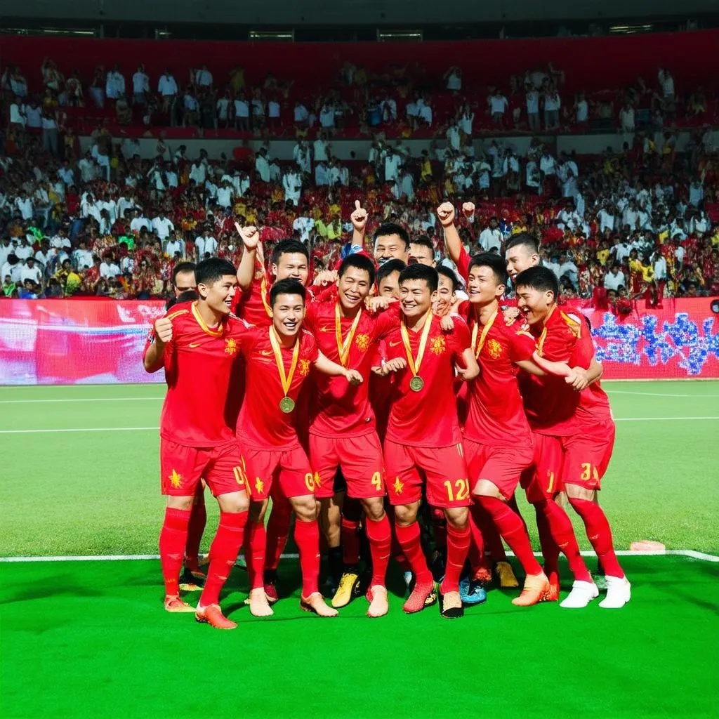 U23 Việt Nam giành huy chương vàng Sea Games 30