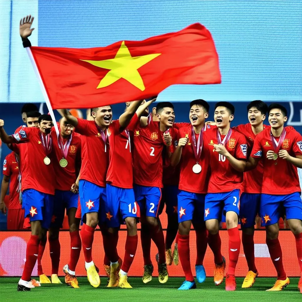 Đội tuyển U23 Việt Nam giành huy chương vàng SEA Games