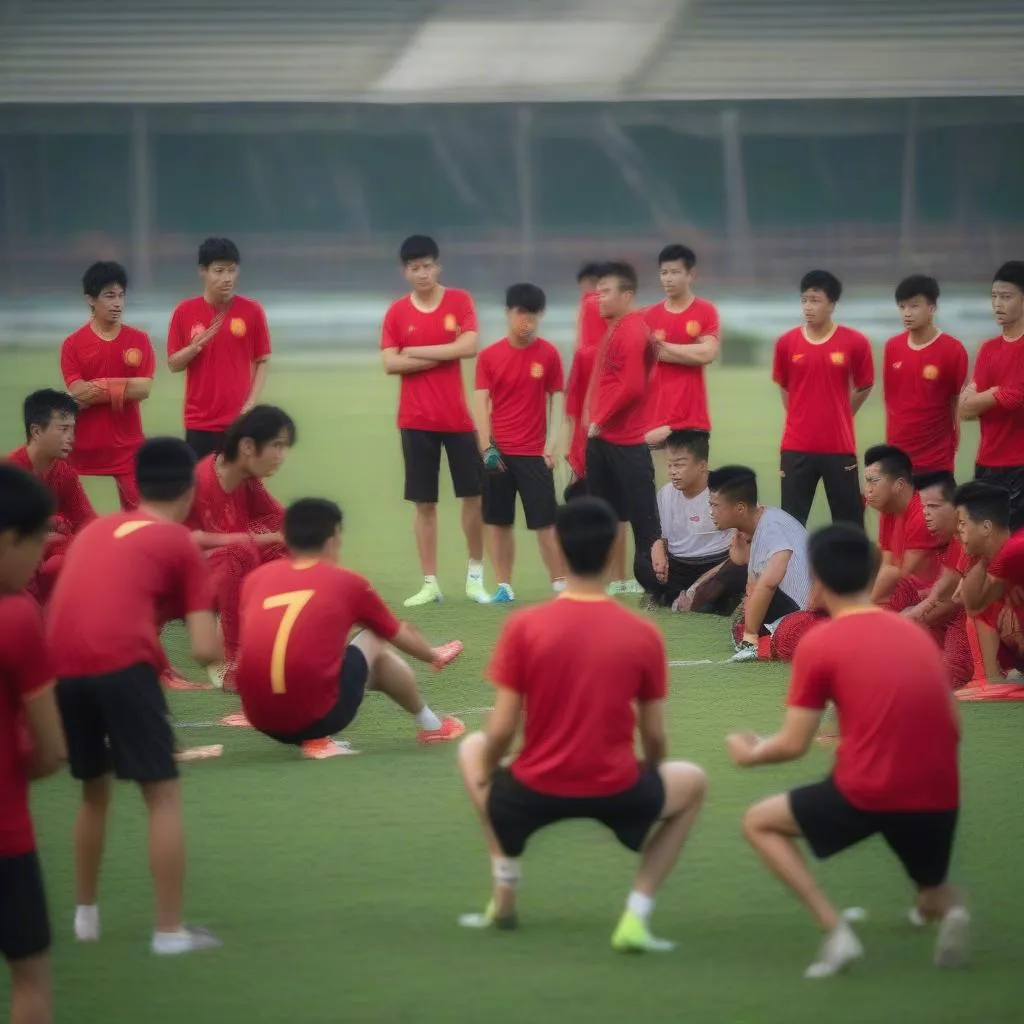 Vietnam U23 training session