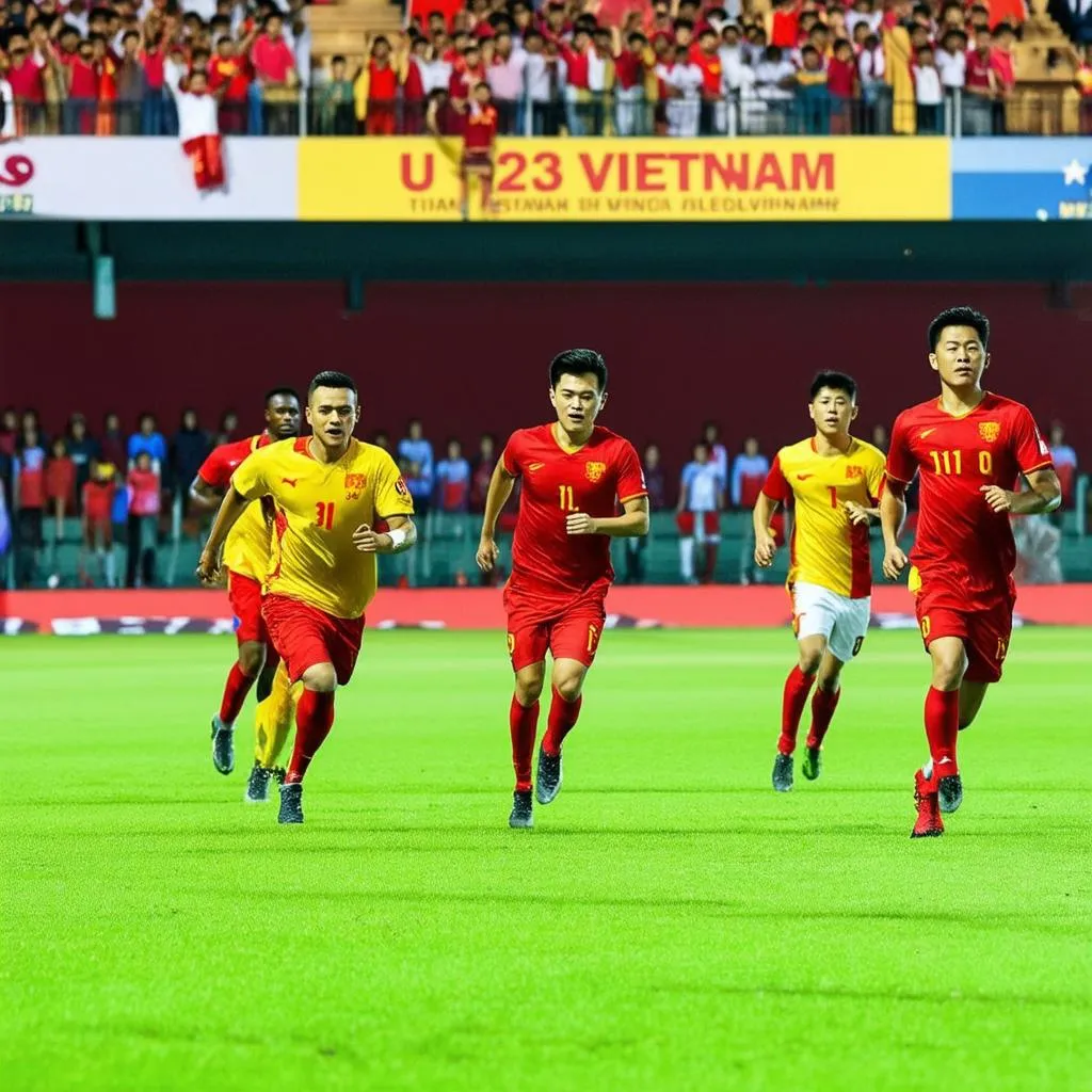 U23 Việt Nam trận đấu