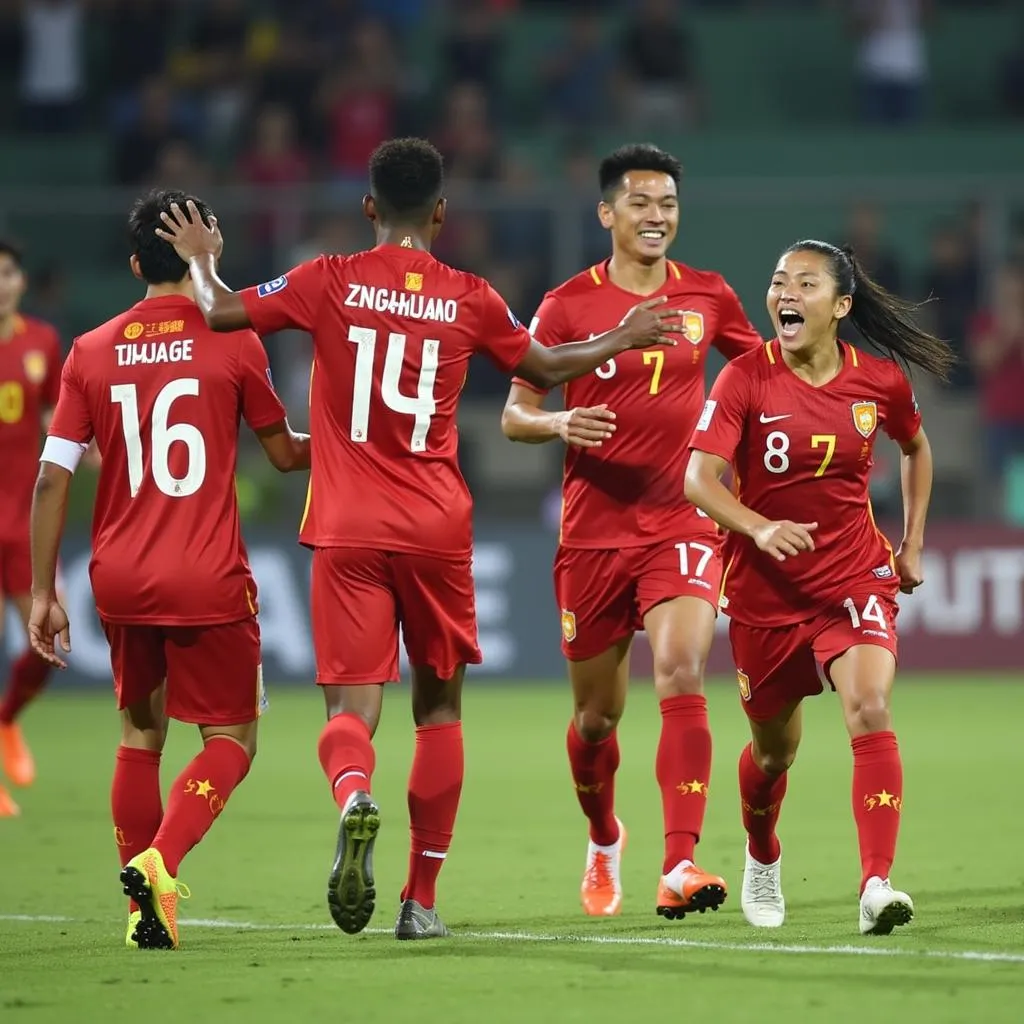 U23 Việt Nam tại vòng knock-out U23 Châu Á 2019