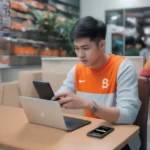 Fan hâm mộ bóng đá đang tìm kiếm vé giá rẻ trên Shopee