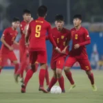 Hình ảnh U-23 Việt Nam thi đấu