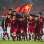 Hình ảnh đội tuyển Việt Nam trong trận chung kết AFF Cup 2008