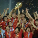 Hình ảnh đội tuyển Việt Nam nâng cao cúp vô địch AFF Cup 2008