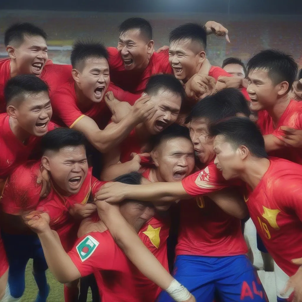 Cầu thủ Việt Nam vô địch AFF Cup 2018