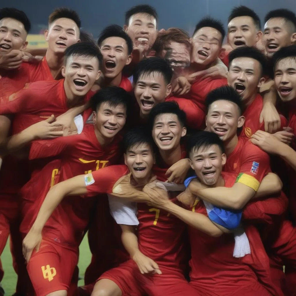 Hình ảnh đội tuyển U23 Việt Nam giành ngôi Á quân U23 châu Á