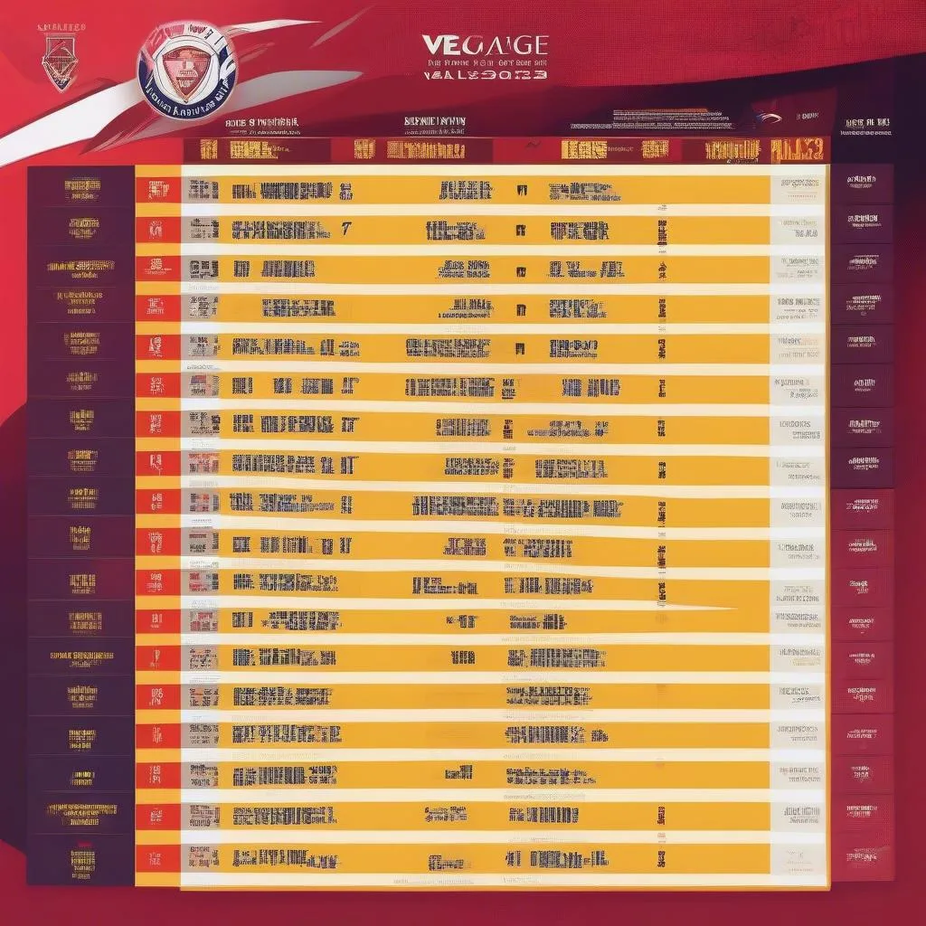 Lịch thi đấu V-League 2023 đầy đủ